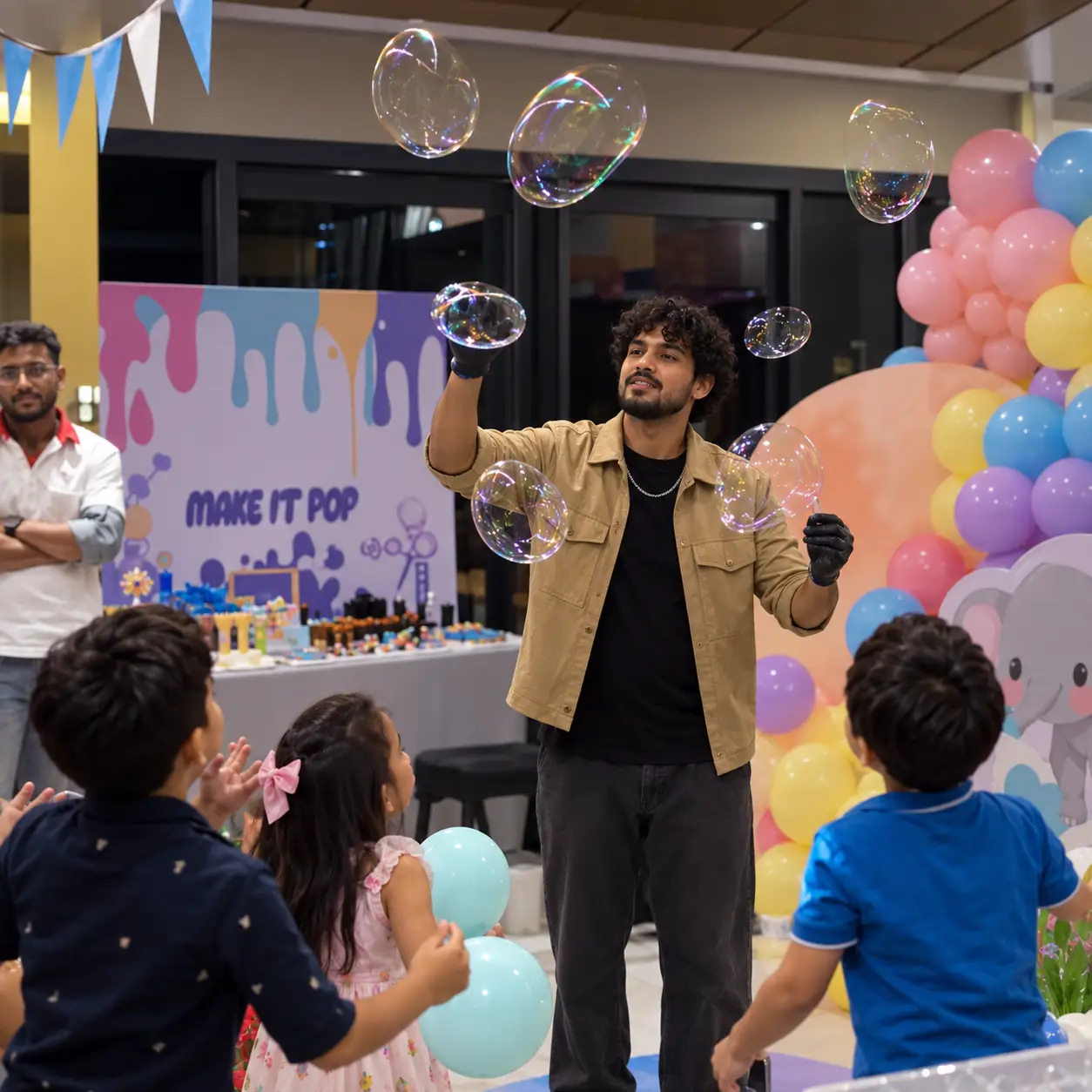 Bubble Show for Kids Birthday Party