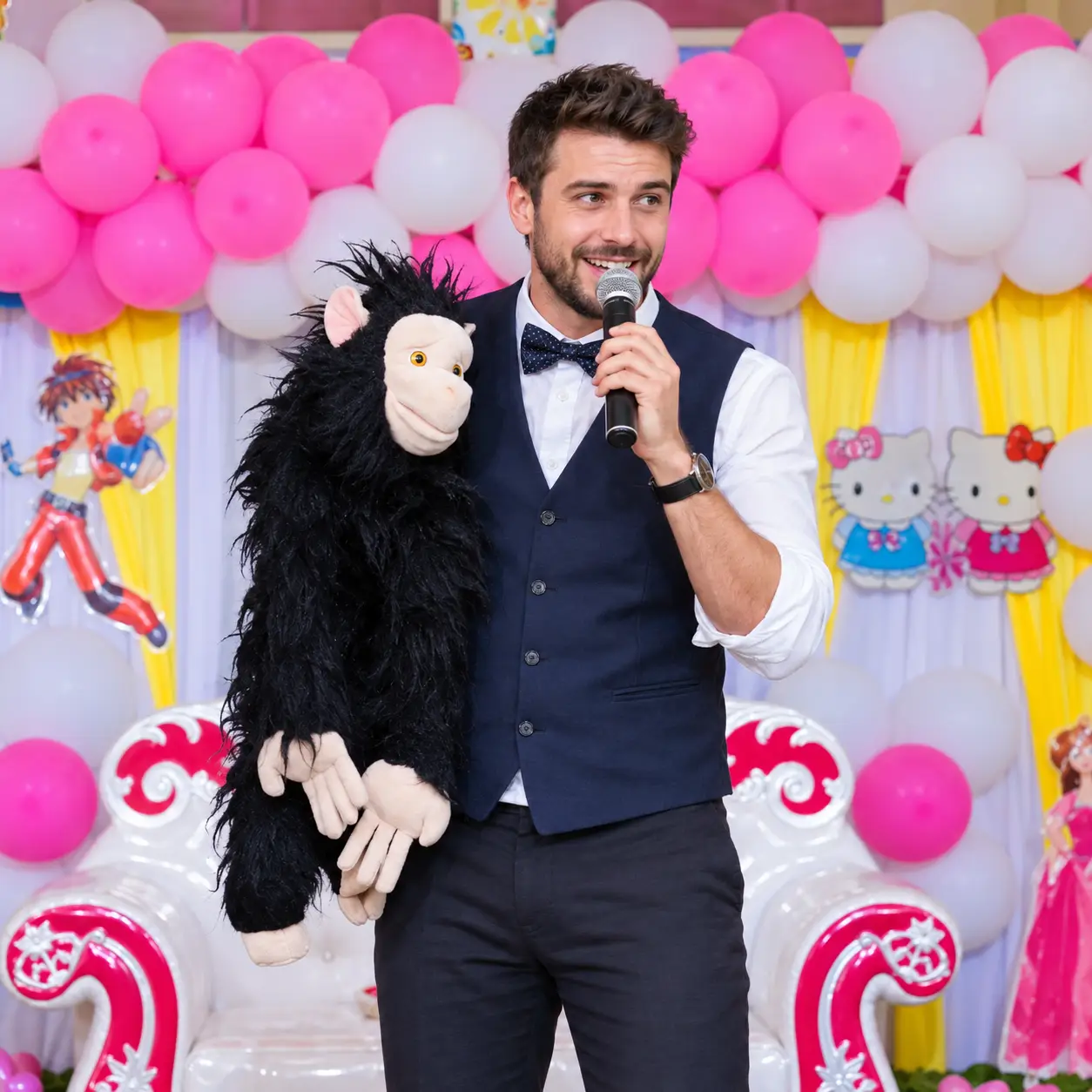 Cute Puppet Show for Birthday Party