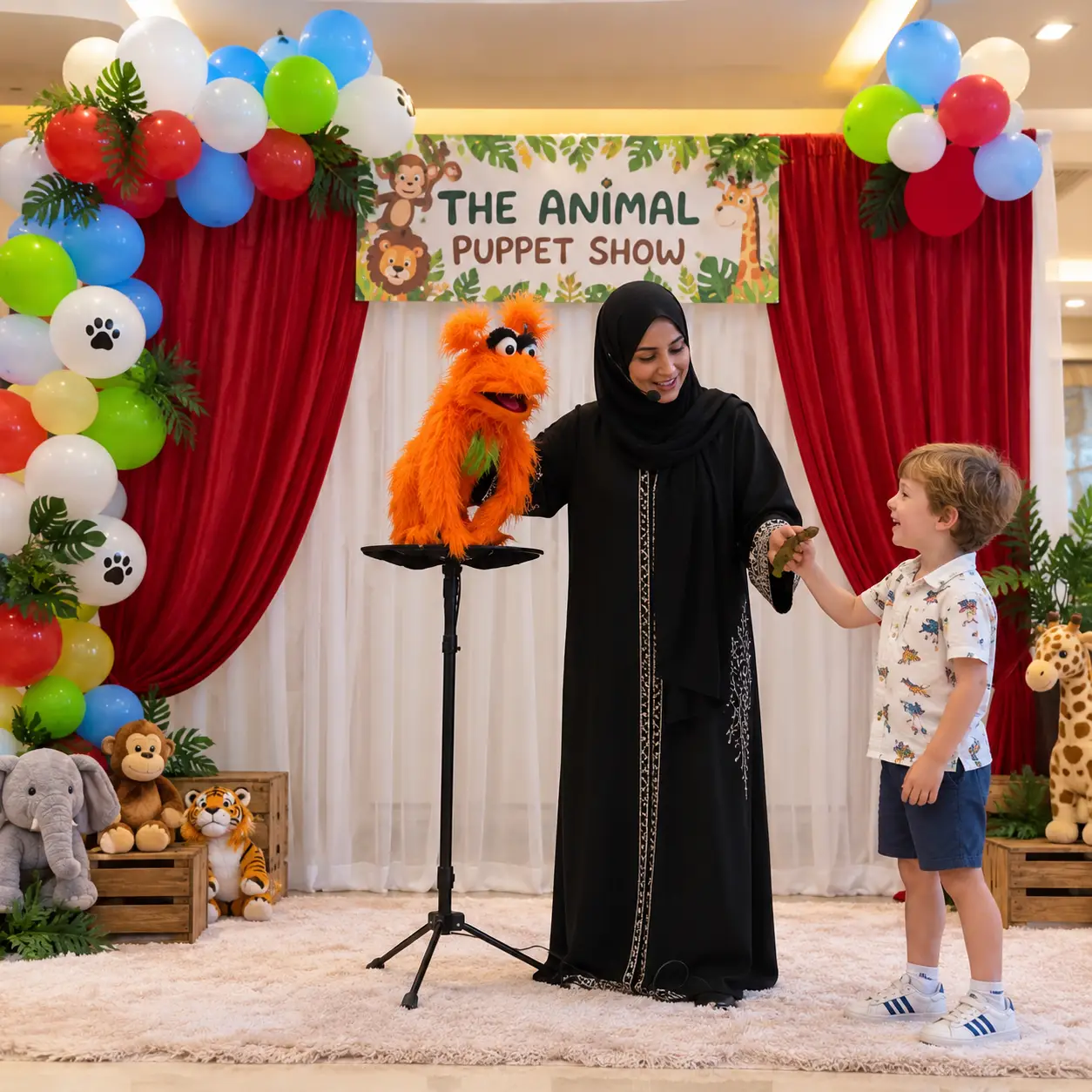 Cute Puppet Show for Birthday Party