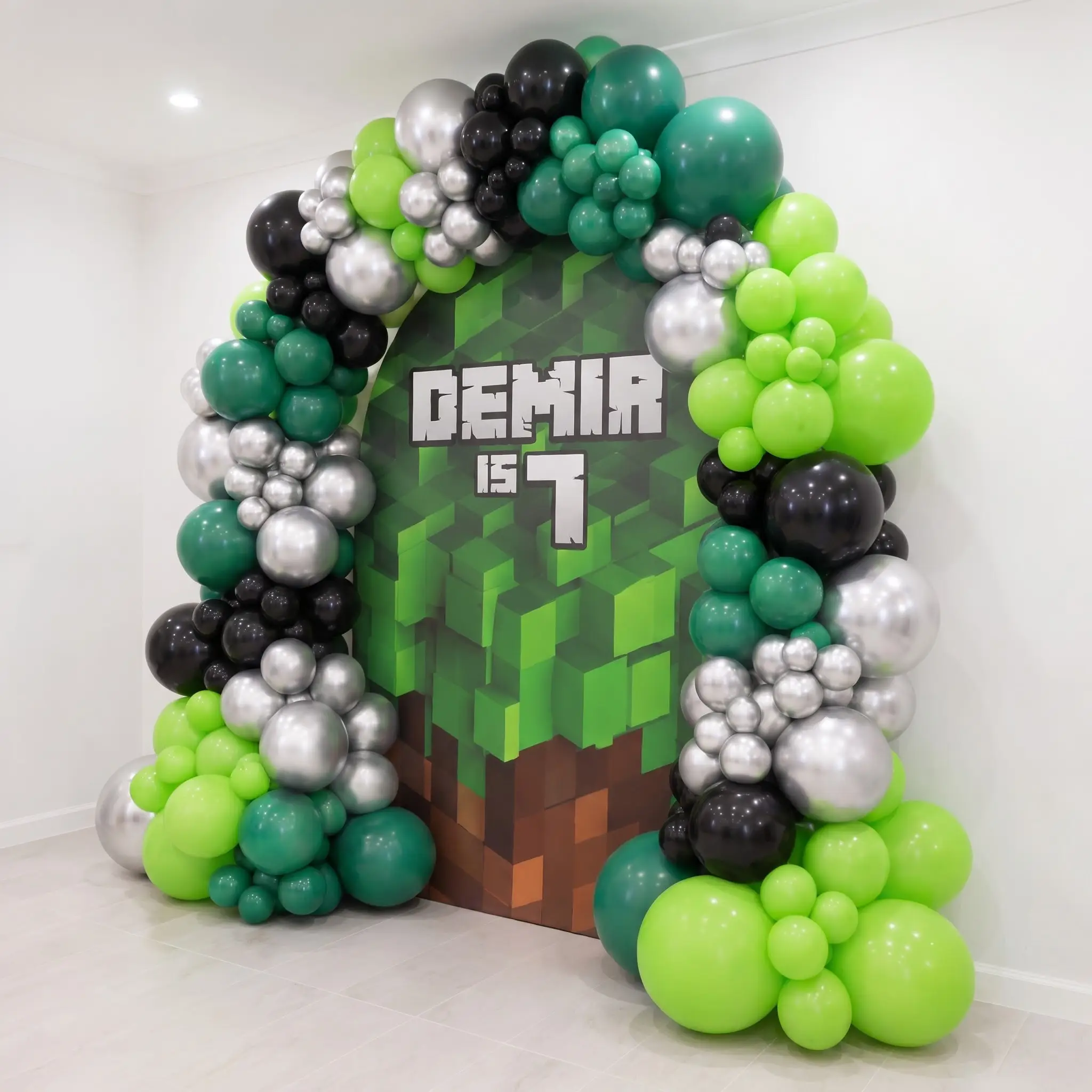 Minecraft Theme Kids Birthday Decoration in Sharjah