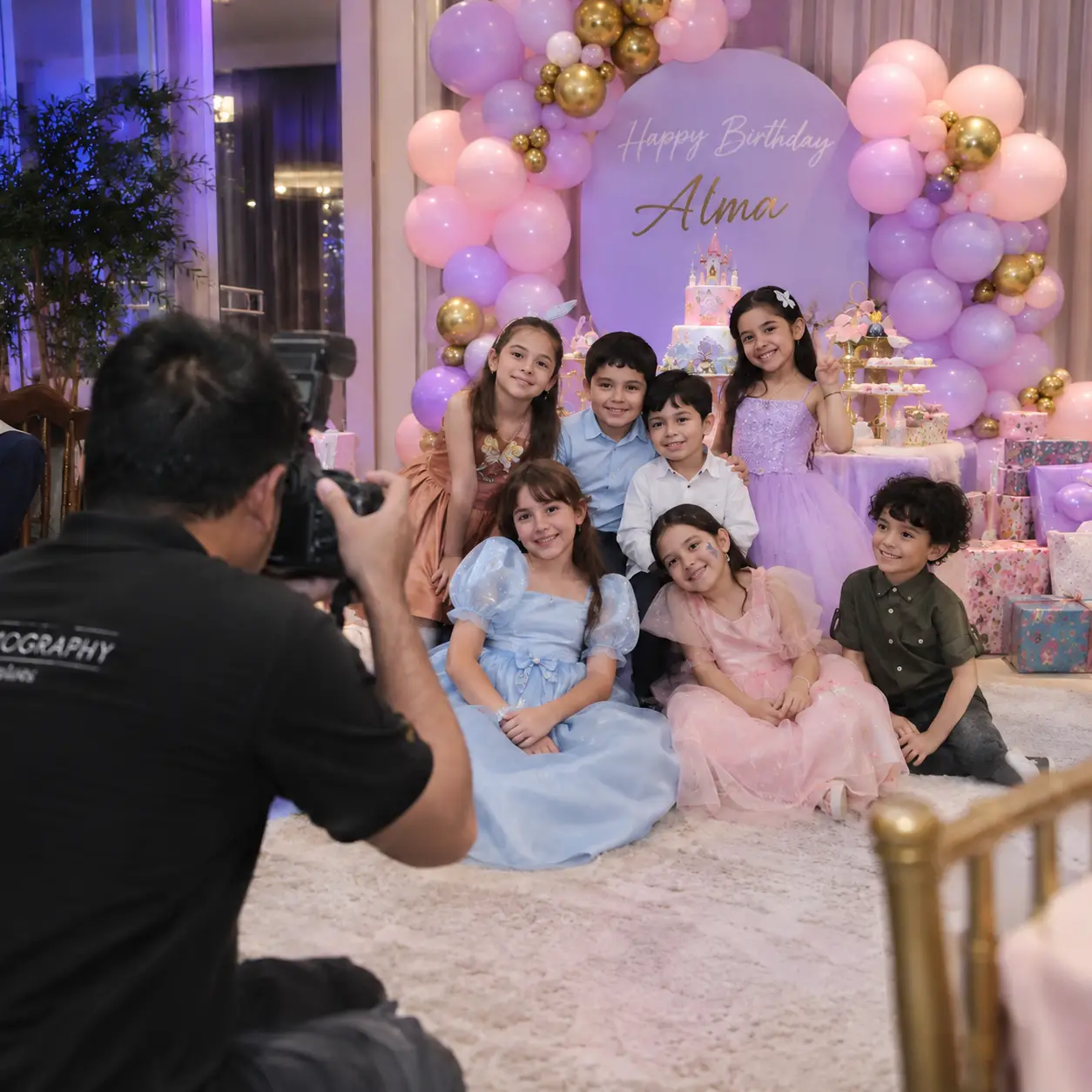 Party Photographer for Kids Birthday