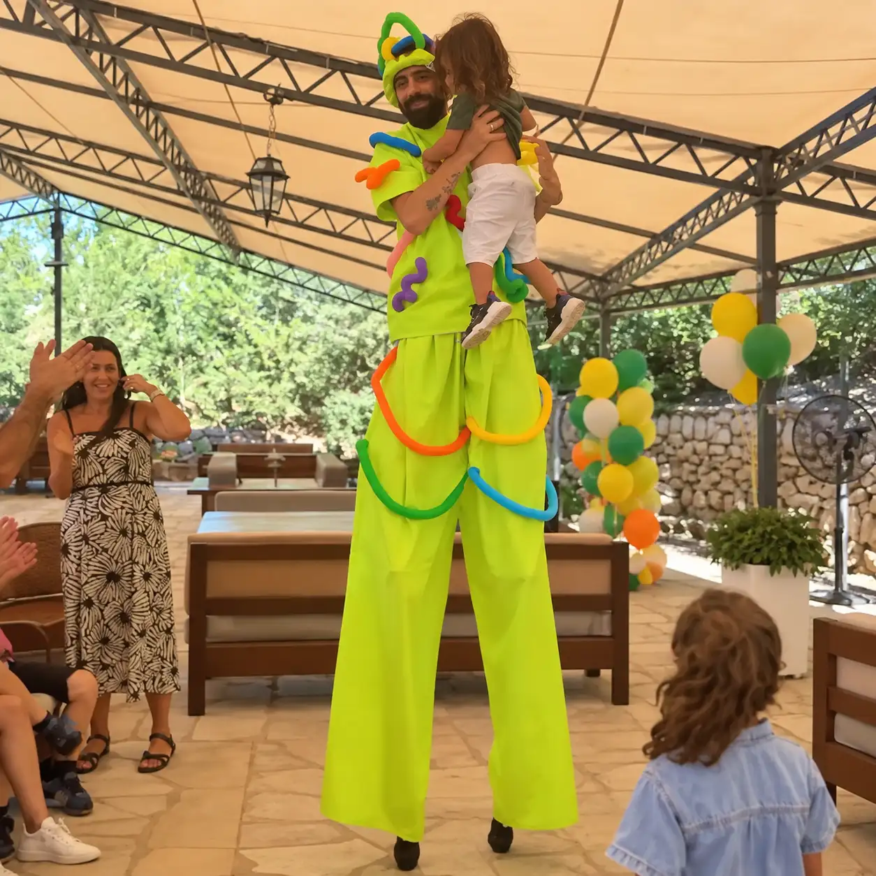 Professional Stilt Walker for Birthday Party