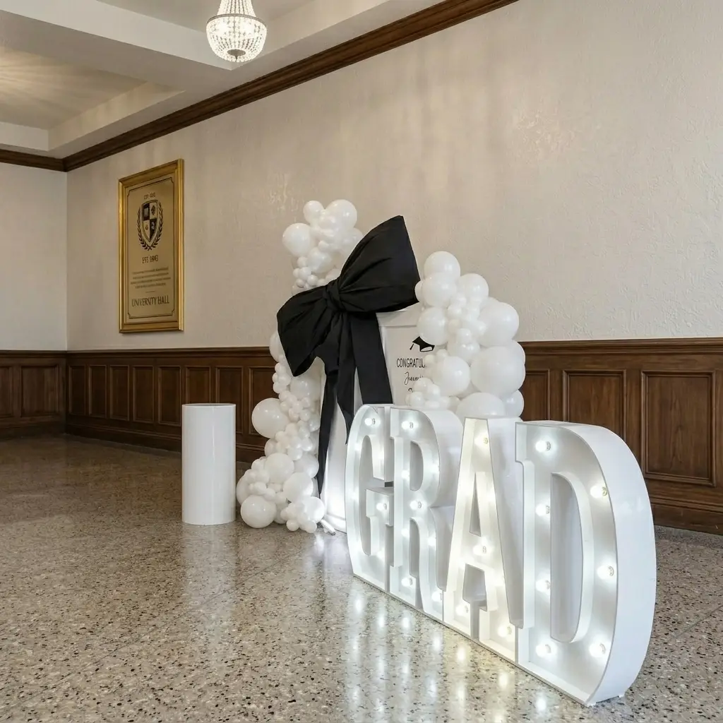 Luxury Graduation Balloon Arch – photo 2