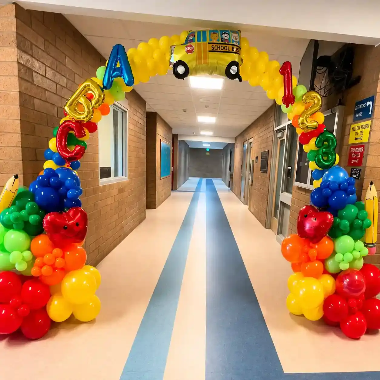 Back to School Balloon Arch – photo 3