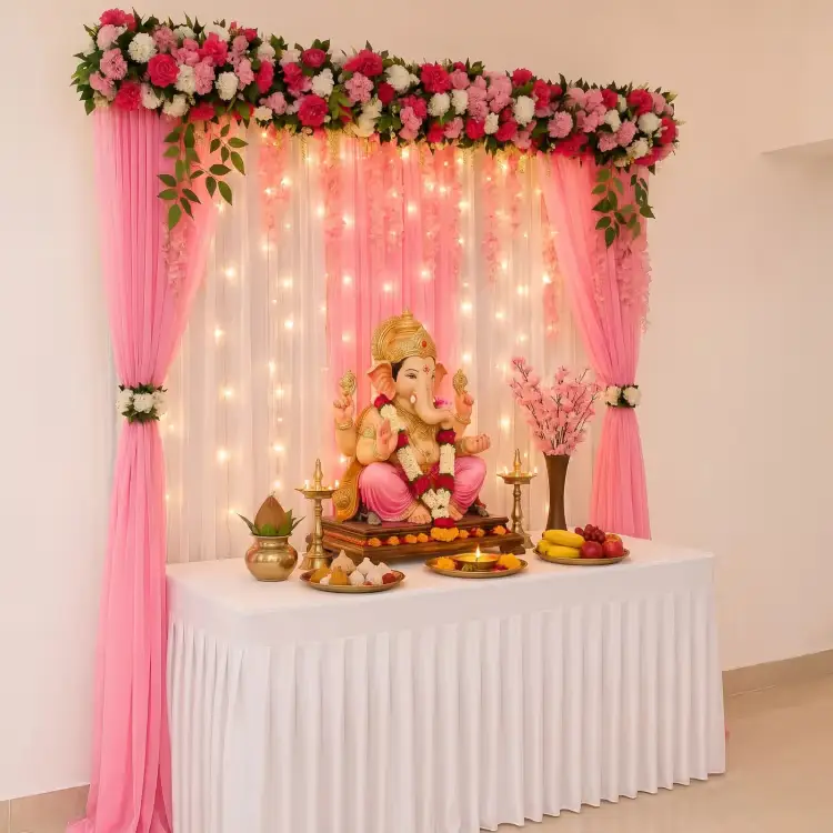 Traditional Ganesh Chaturthi Decor