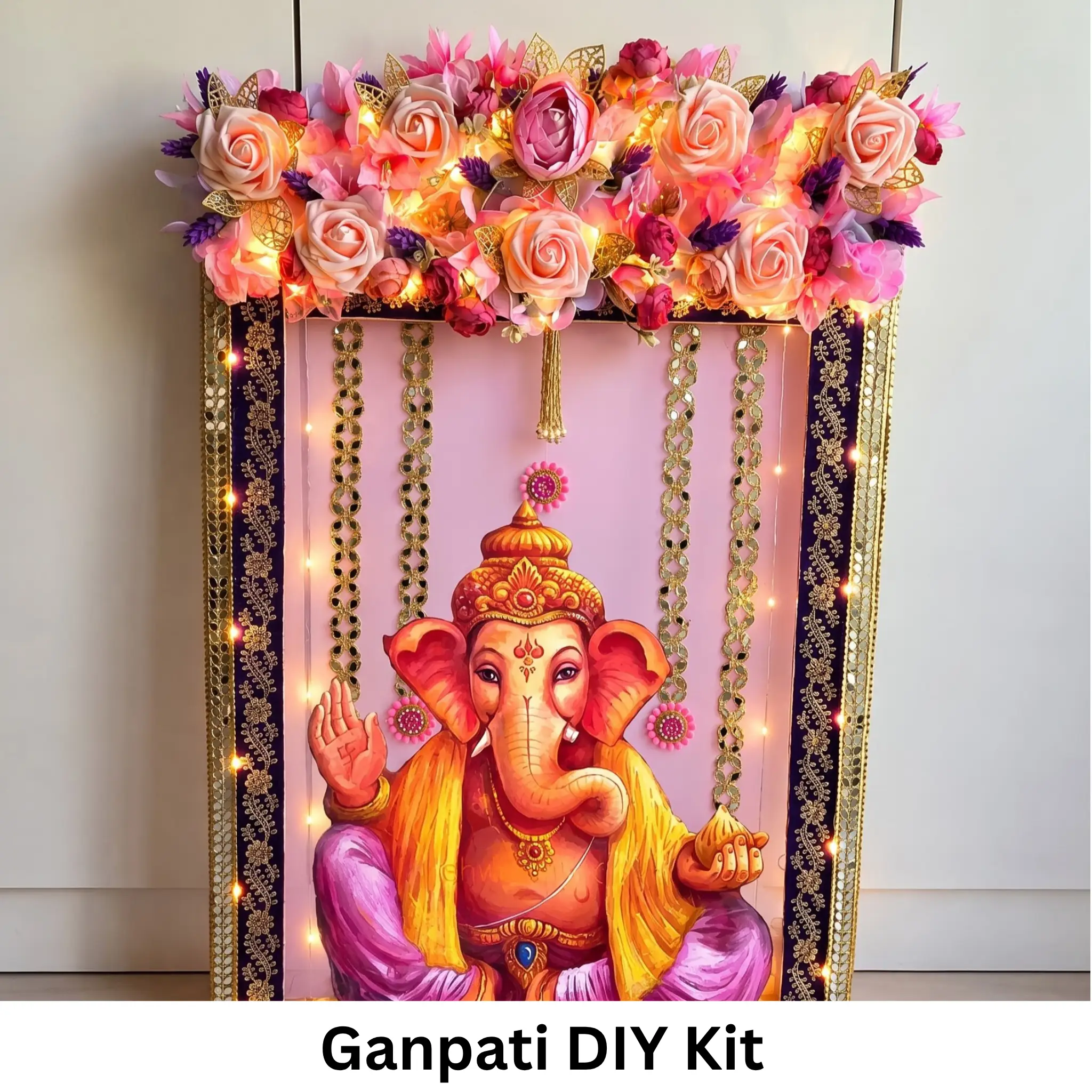 DIY Ganpati Backdrop Kit