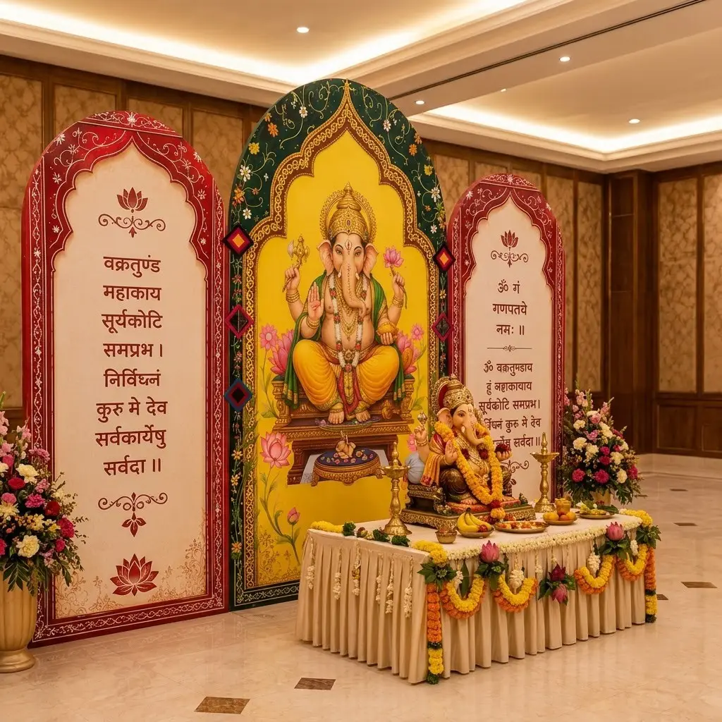 Ganpati Decoration Theme for Home