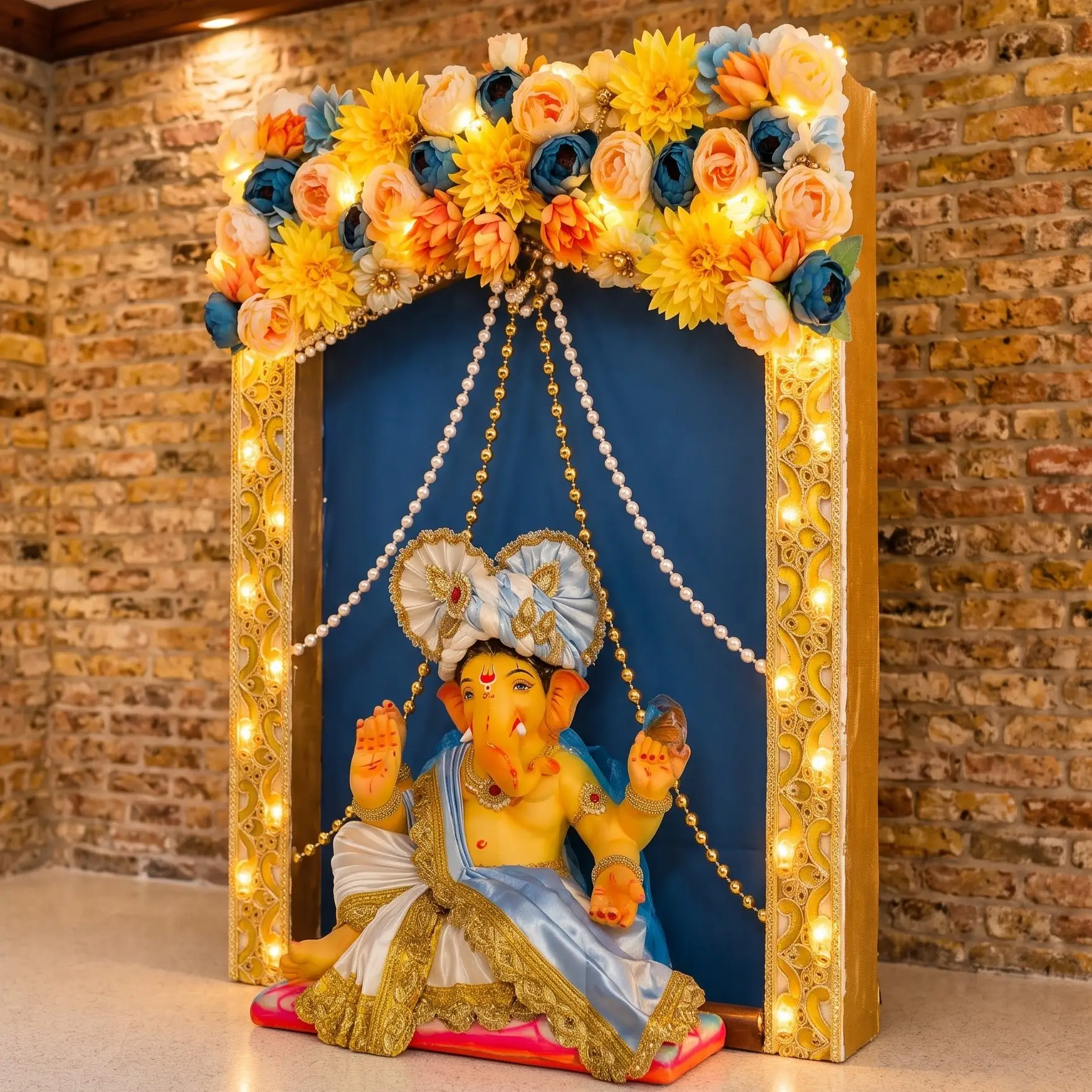 Ganpati Home Mandap DIY Kit