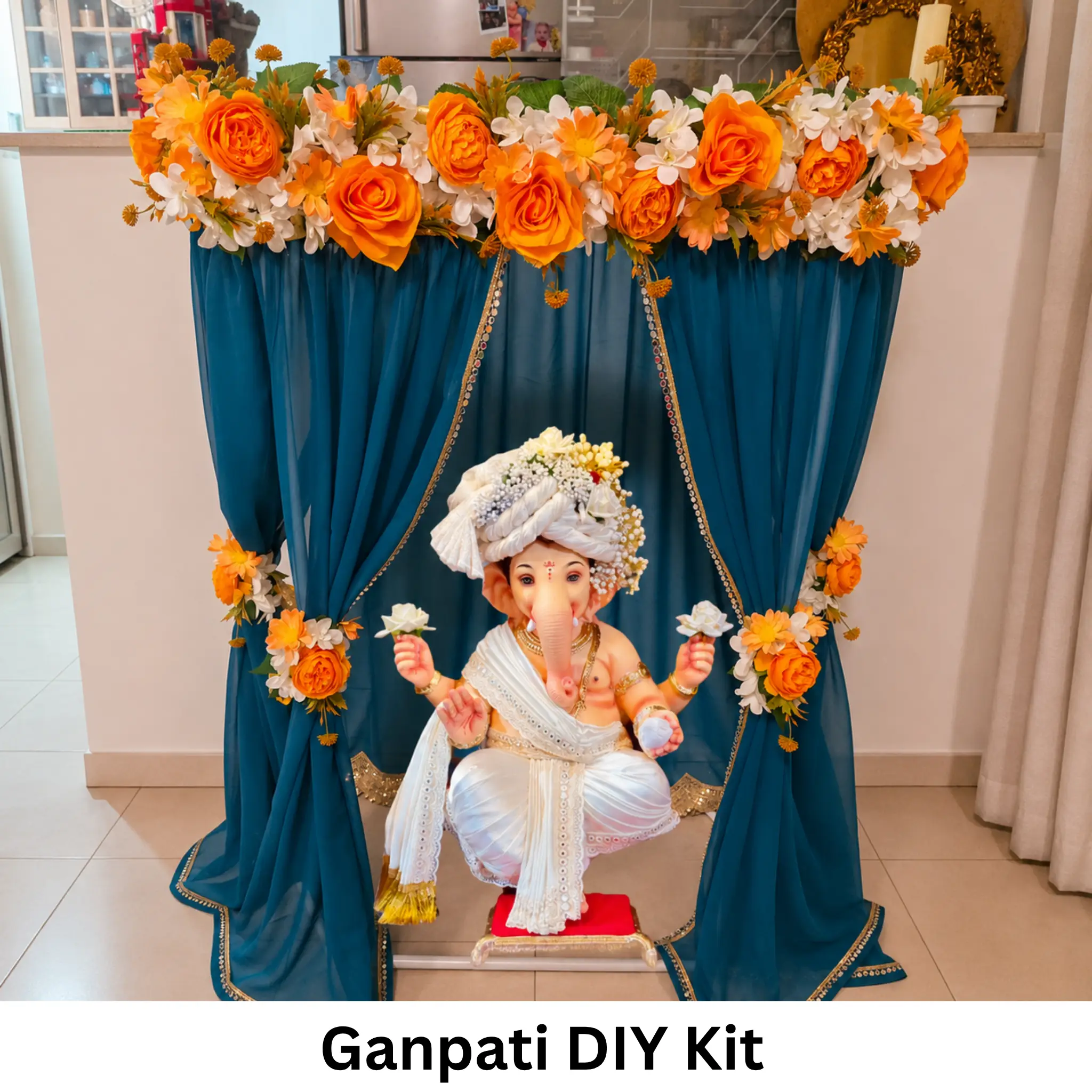 Home Ganpati Mandap Decoration Kit