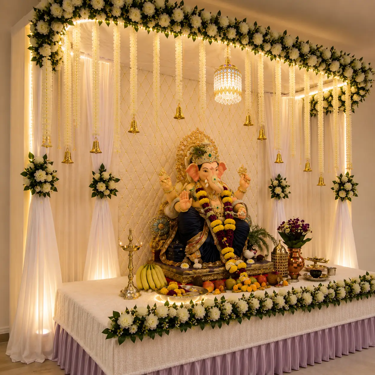 Luxury Ganpati Home Decoration