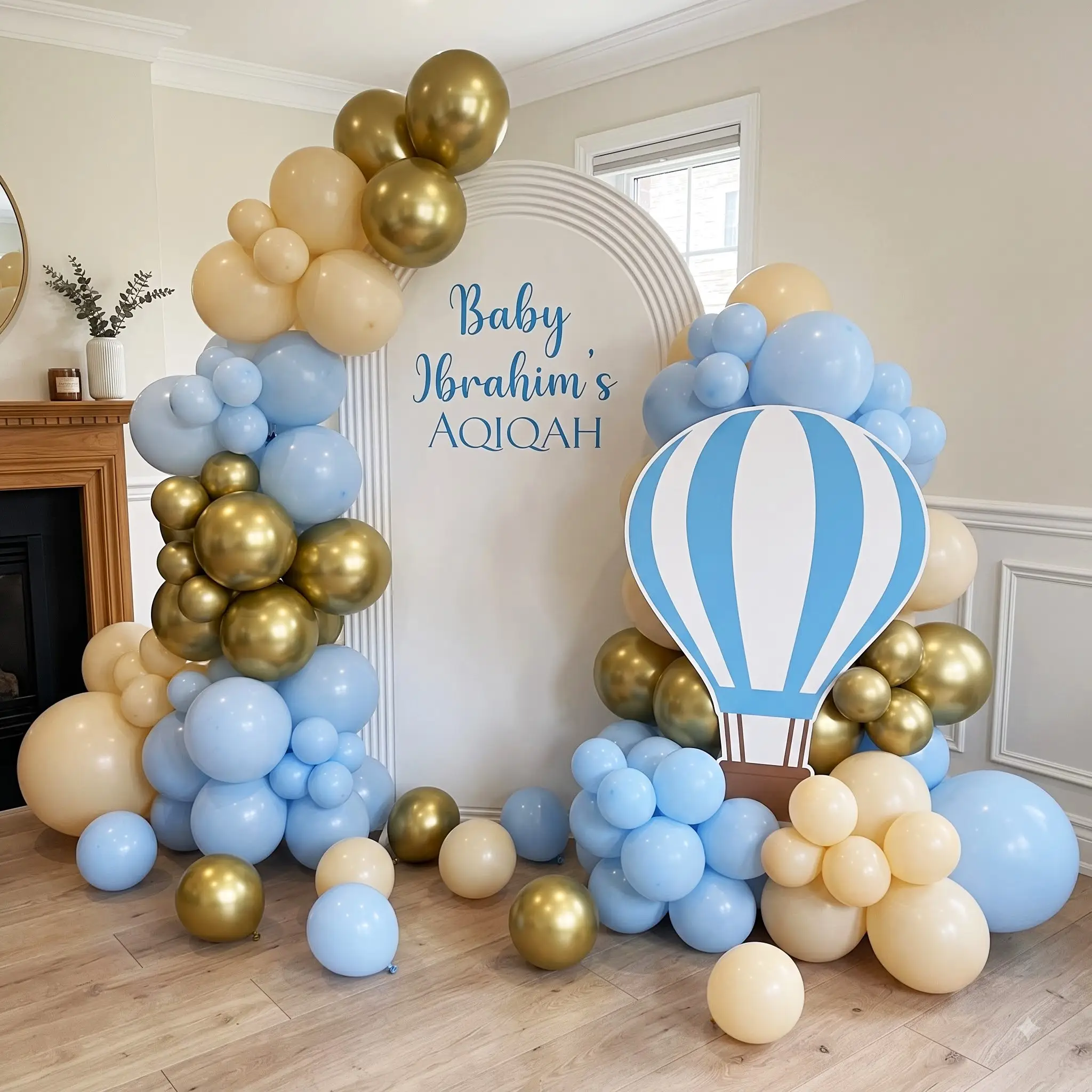 Aqiqah Celebration Balloon Decor
