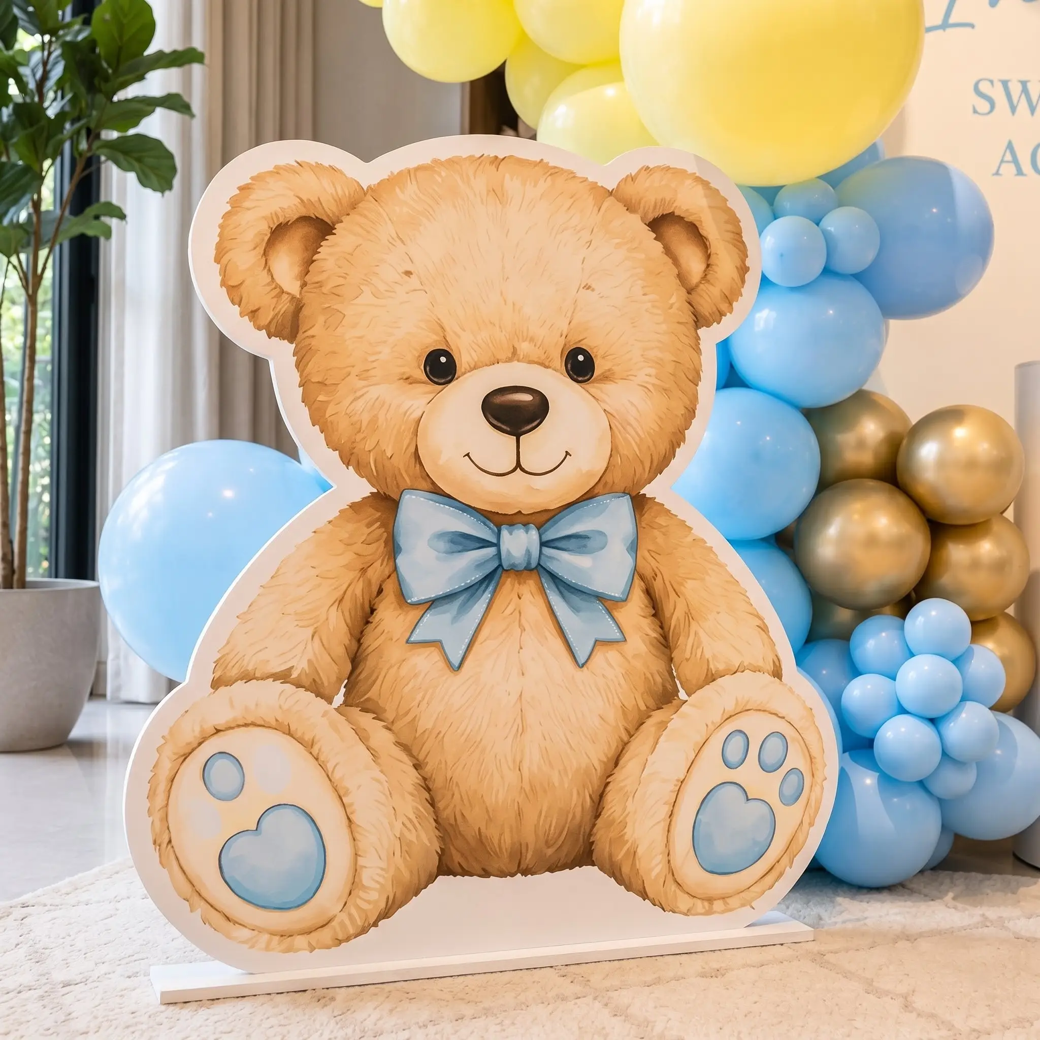 Customized Aqiqah Balloon Backdrop Decoration