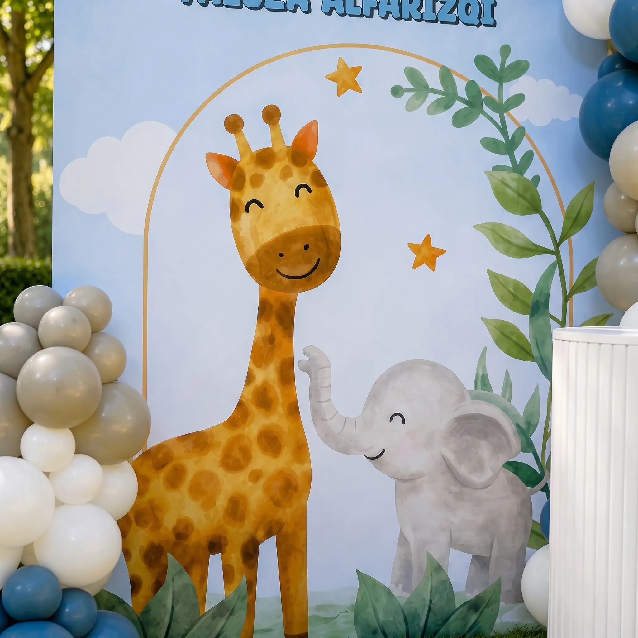 Cute Animal Theme Aqiqah Ceremony Decoration
