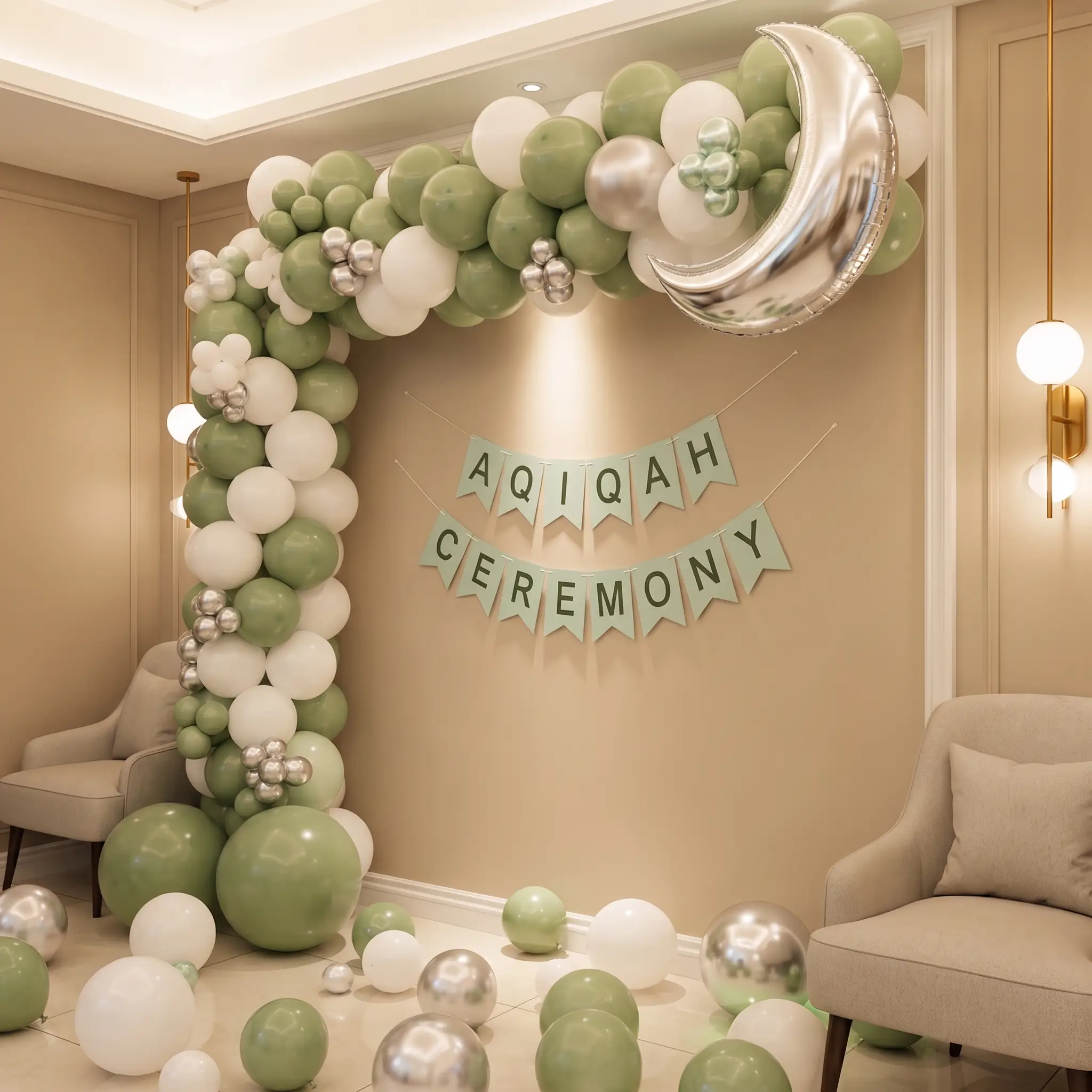 Sweet Baby Aqiqah Celebration Setup