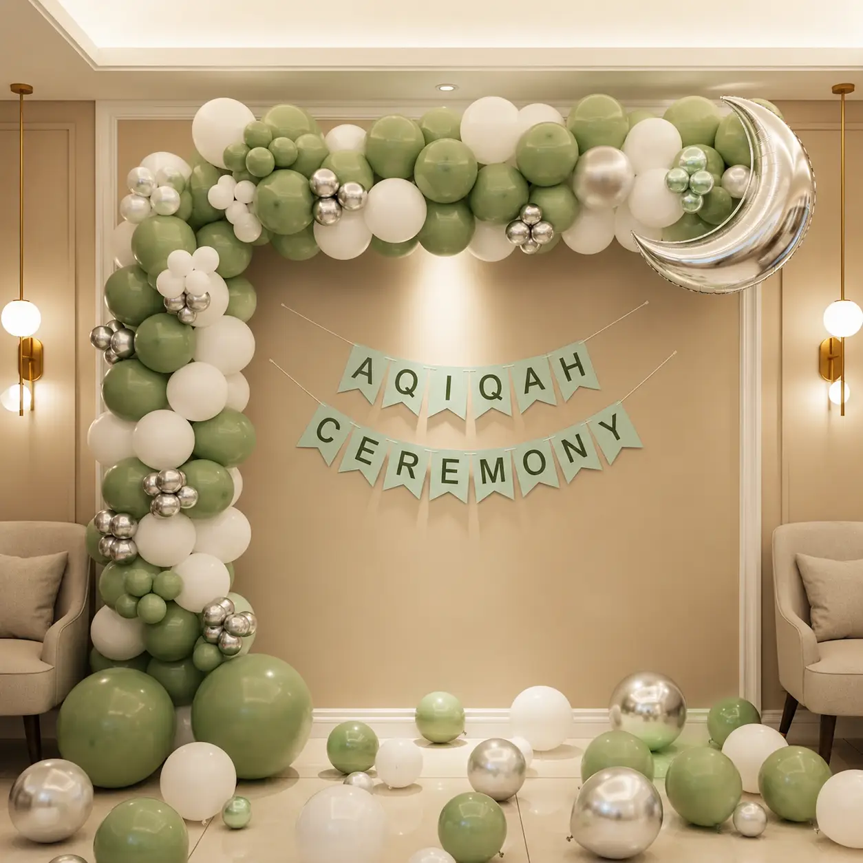 Sweet Baby Aqiqah Celebration Setup