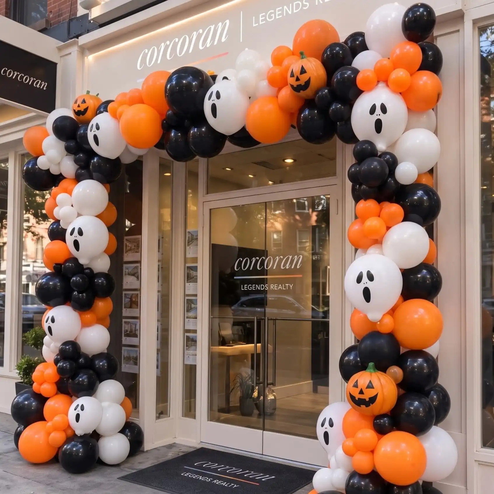 Png jpeg — Halloween Balloon Arch Decoration in Gate