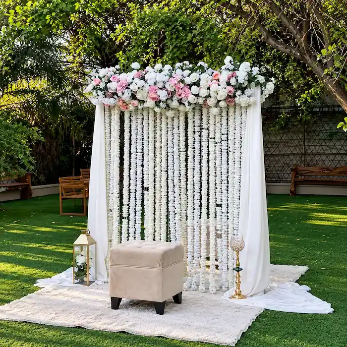 Floral Nikah Ceremony Decoration