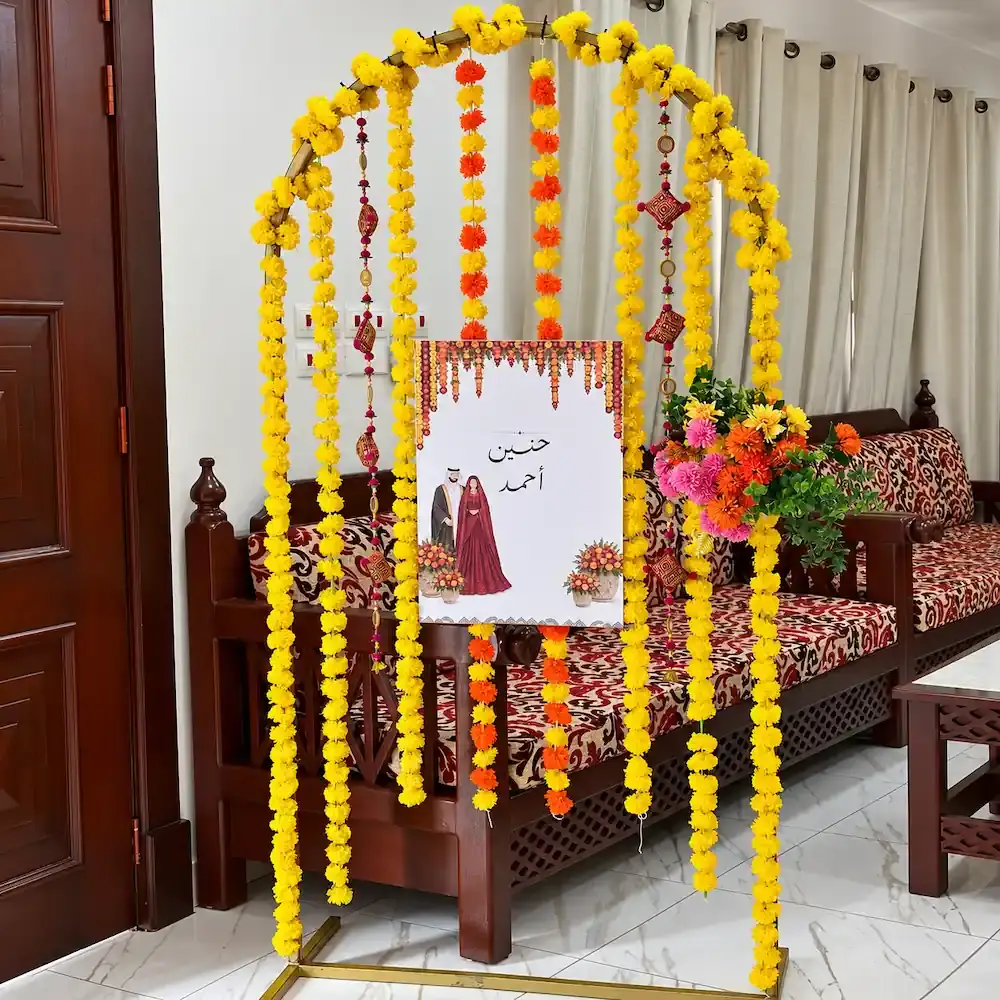 Flower Ring Decoration for Mehndi