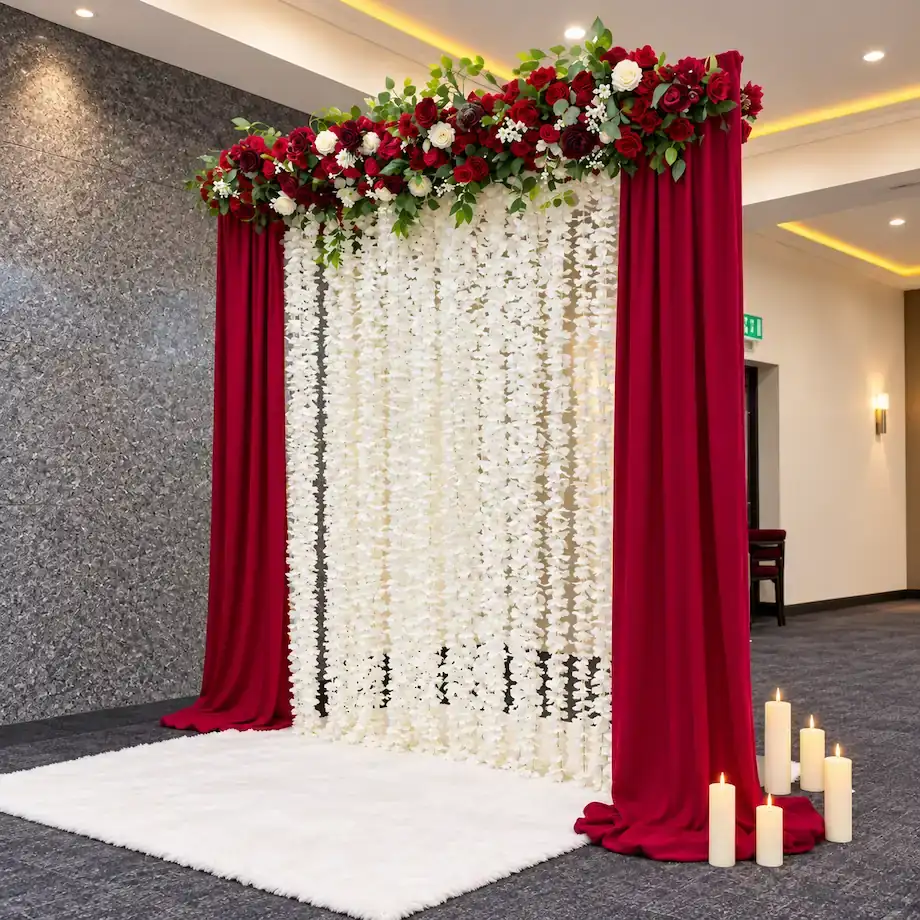 Nikah Ceremony Floral Setup