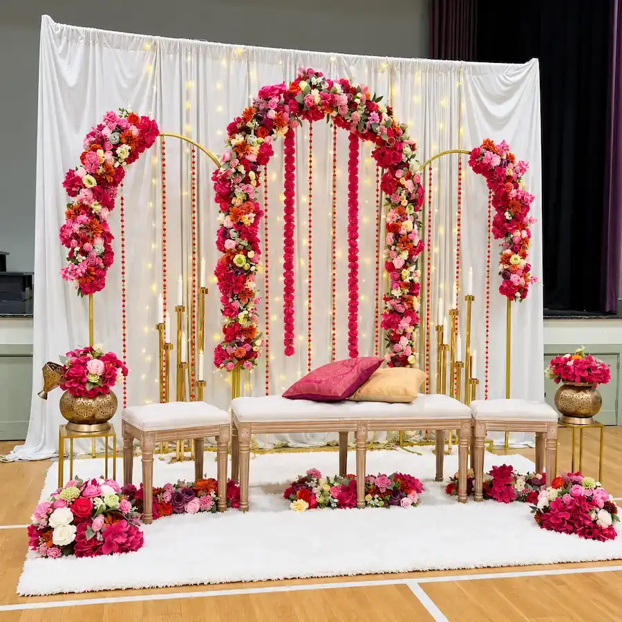 Premium Mehndi Flower Decoration
