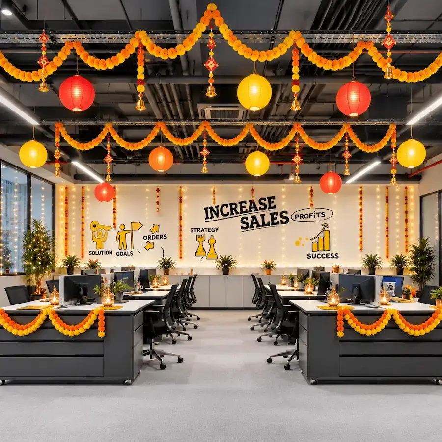 Diwali Festival Office Decoration