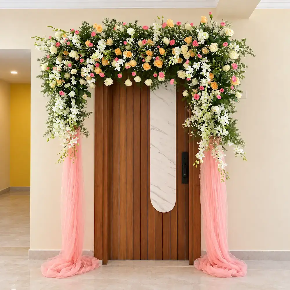 Elegant Flower Gate Decor  at Home