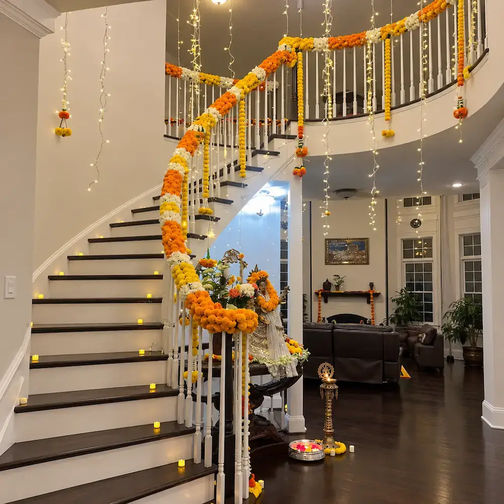 Grand Diwali Celebration Home Decoration