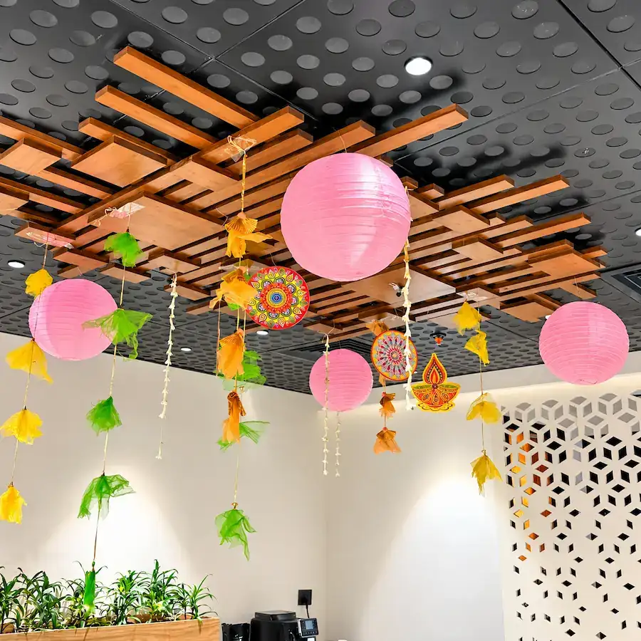 Trendy Office Reception Decoration in Dubai