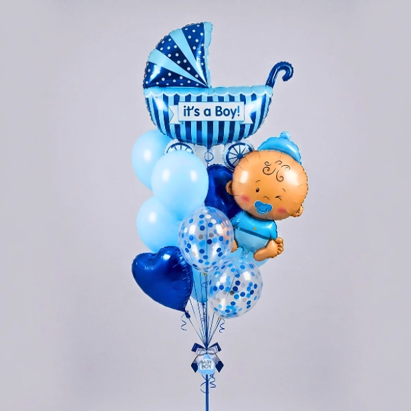 It's A Boy Welcome Balloon Bouquet In UAE