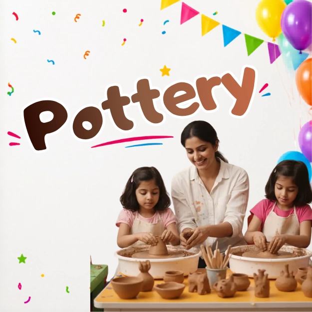 Pottery Activity for Birthday Party in UAE in UAE