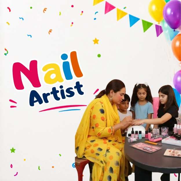 Professional Nail Artist for Kid's Birthday in UAE