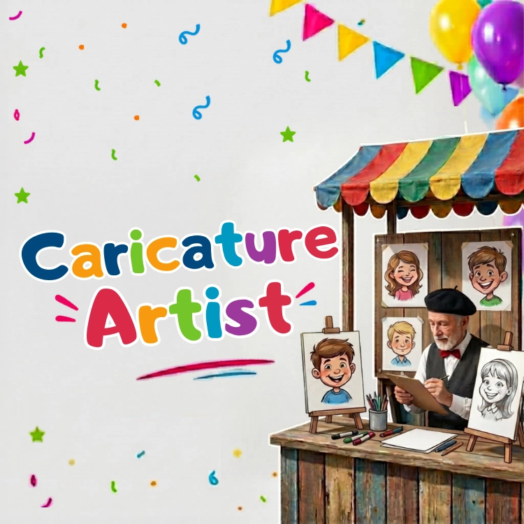 Birthday Party Caricature Artist in UAE